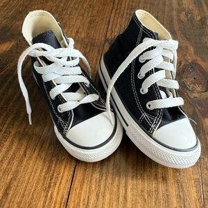 Converse Kids Black and White Sneakers